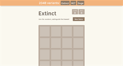 Desktop Screenshot of 2048variants.com